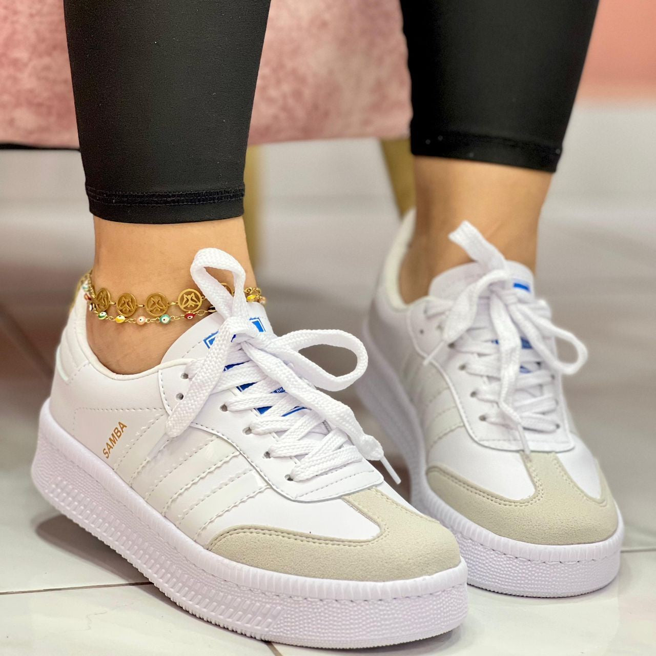 TENNIS SAMBA SUELA ELEVADA
